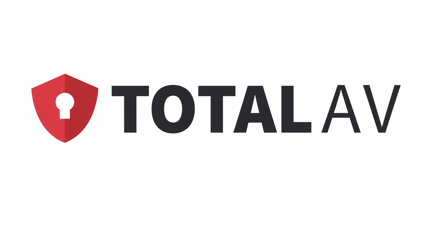 The TotalAV shield-and-keyhole logo beside the TOTAL AV wordmark