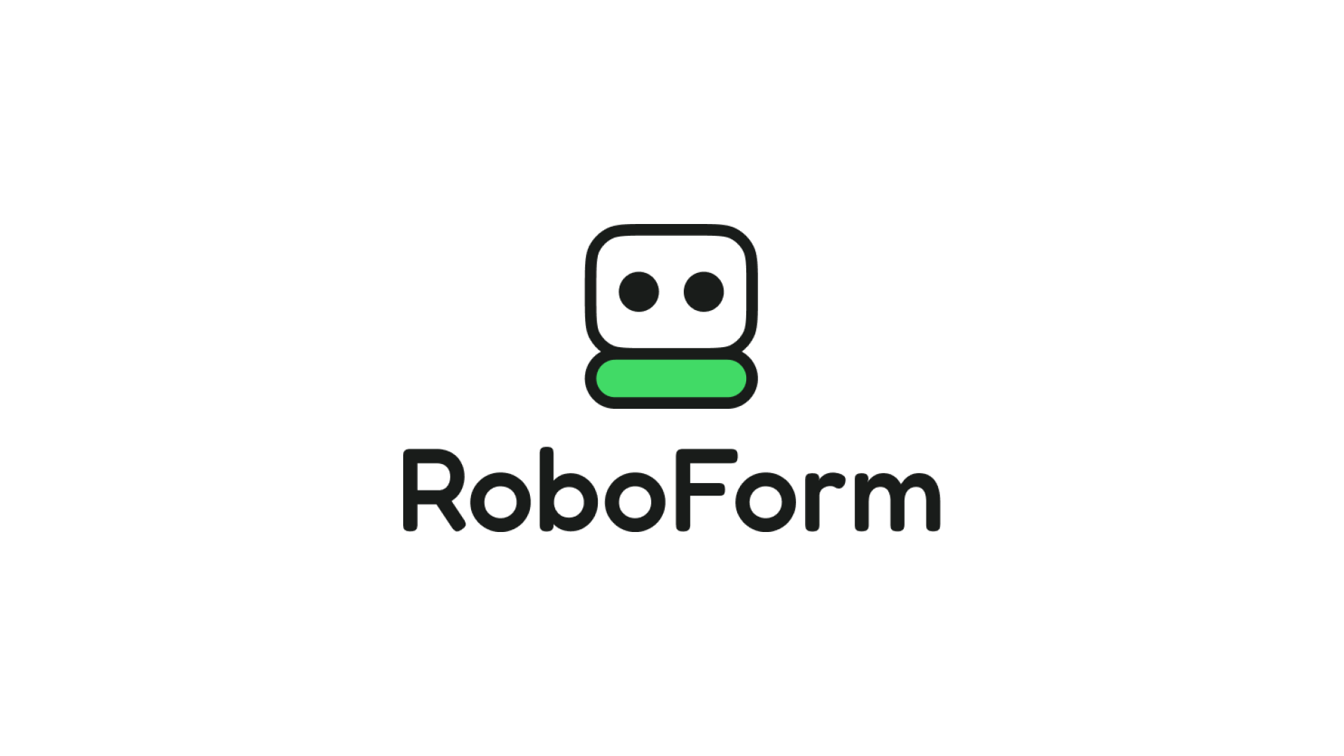 The RoboForm robot-head logo above the RoboForm wordmark