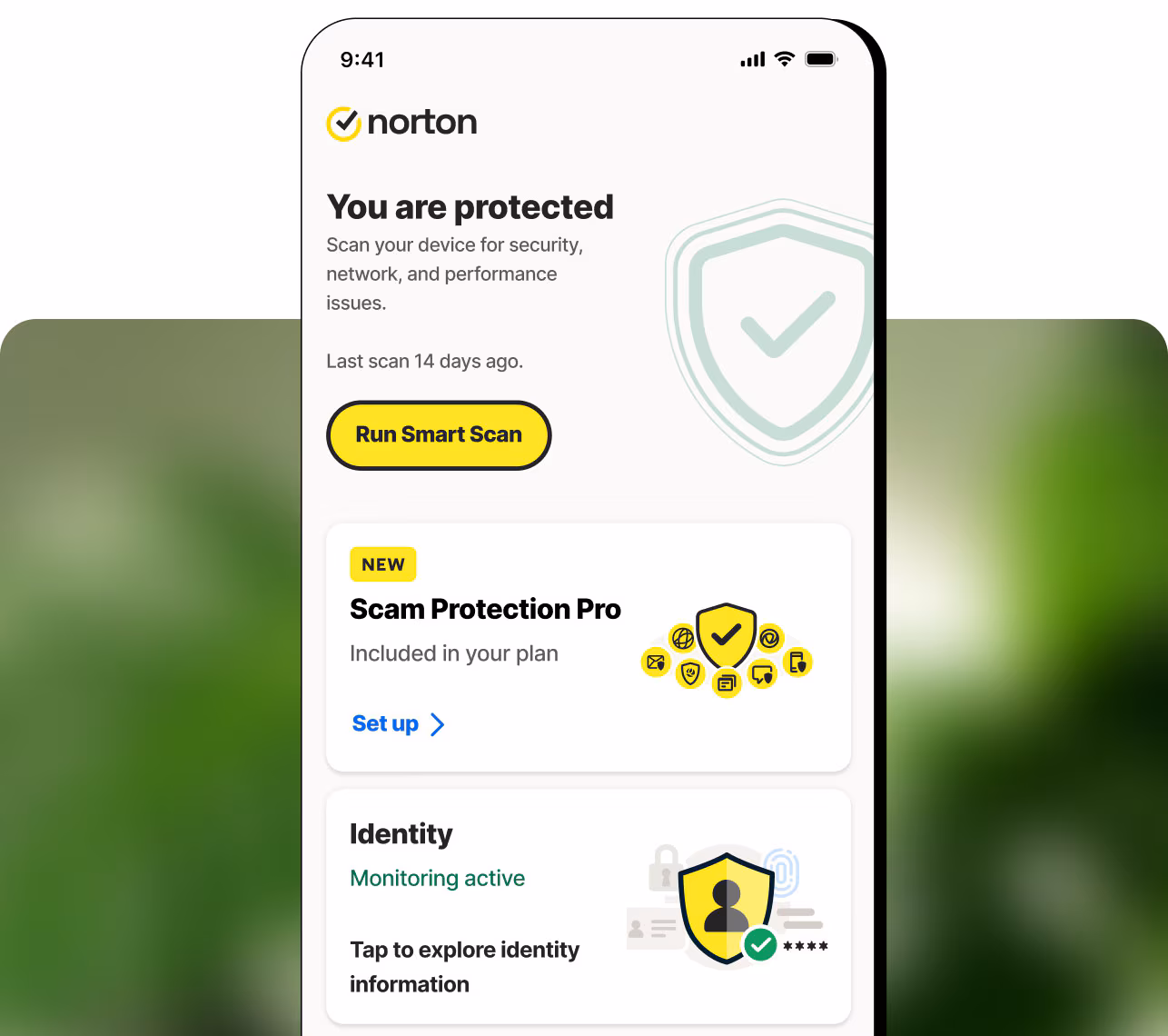 Norton Scam Protection Pro, the AI-powered scam detection feature (Genie) that scans messages and links