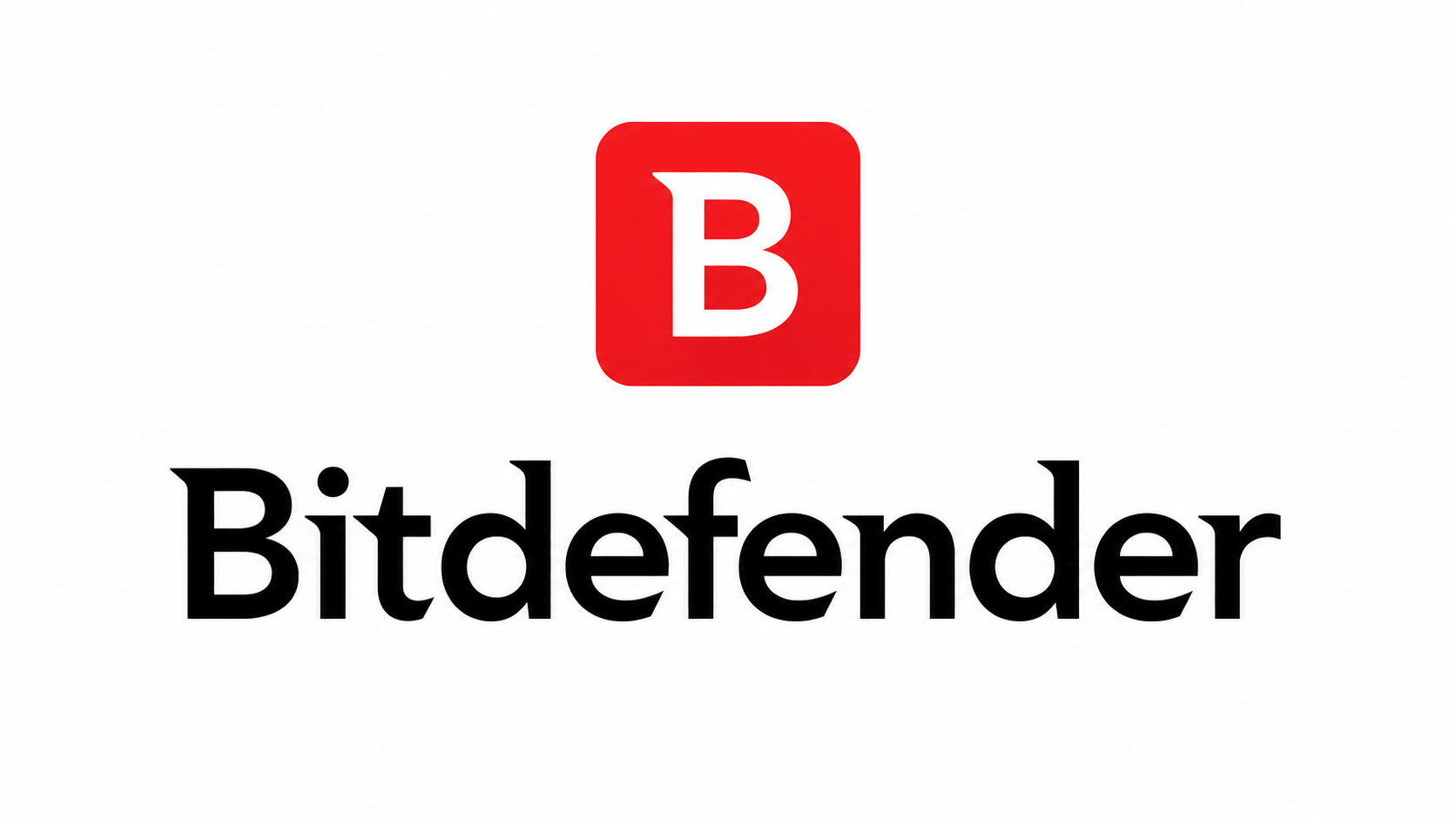 Bitdefender logo on a dark background