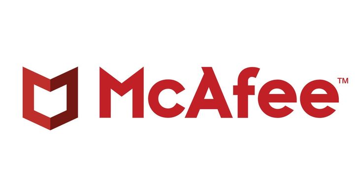 The McAfee shield logo and wordmark